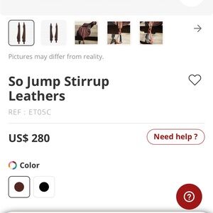 CWD So Jump Mono Stirrup Leathers XS